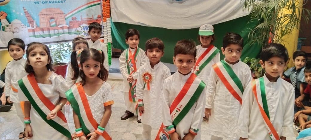 Patriotic celebrations at school